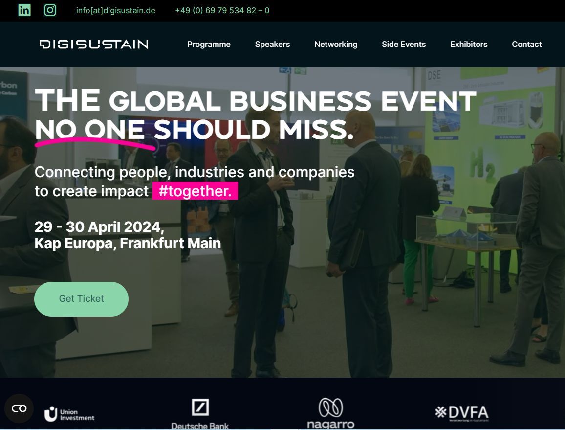 DIGISUSTAIN24 – Was Nachhaltigkeit Mit Digitalisierung Zu Tun Hat